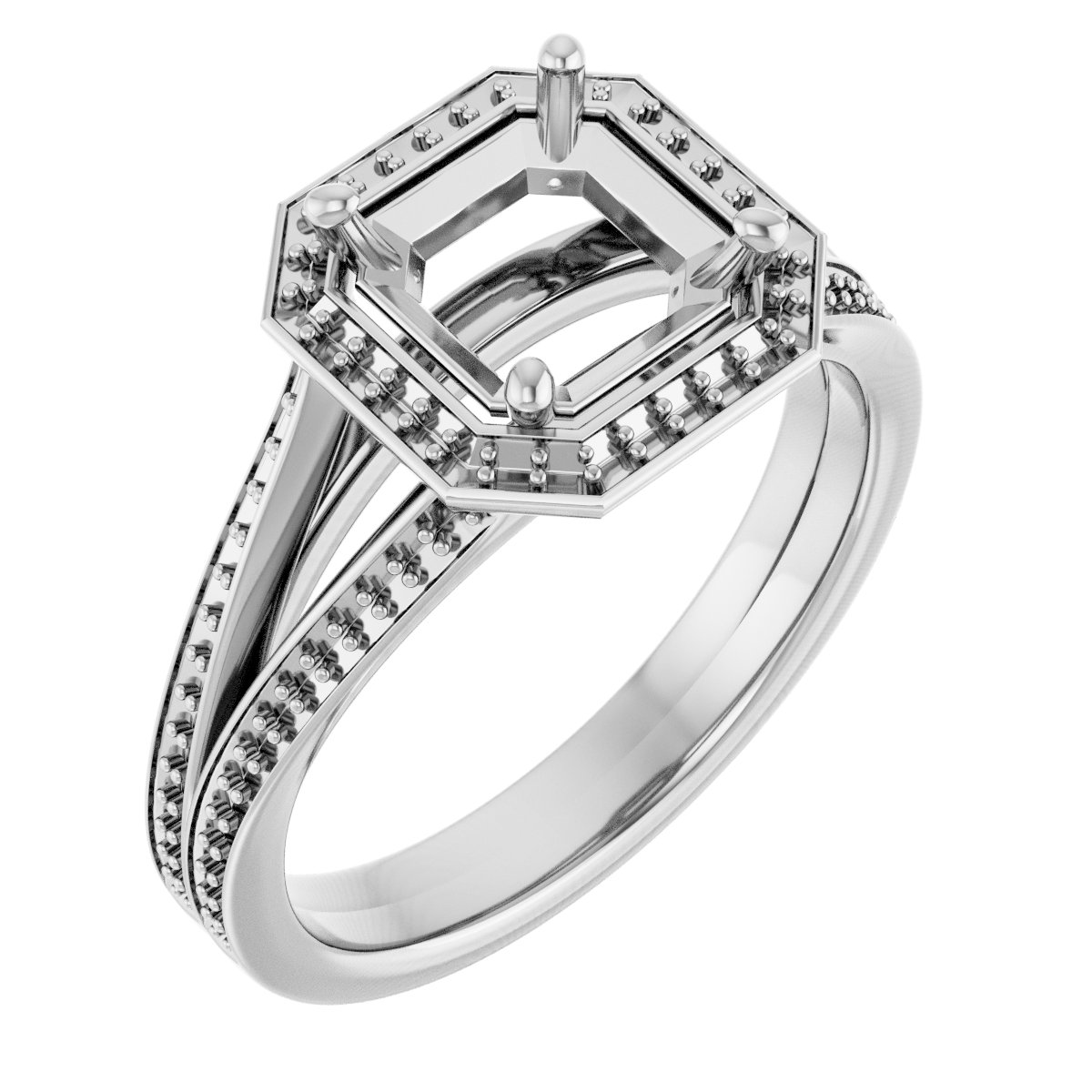 Halo-Style Engagement Ring