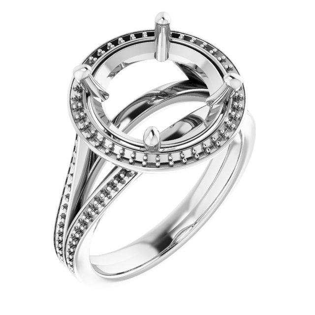 Halo-Style Engagement Ring