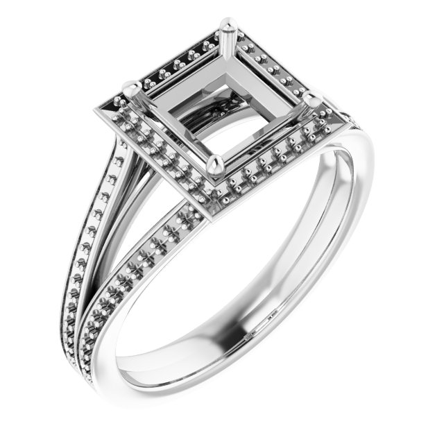 Halo-Style Engagement Ring