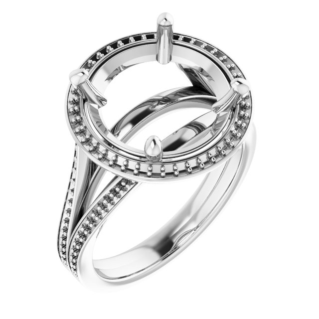 Halo-Style Engagement Ring