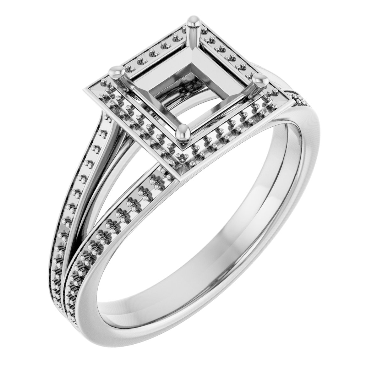 Halo-Style Engagement Ring