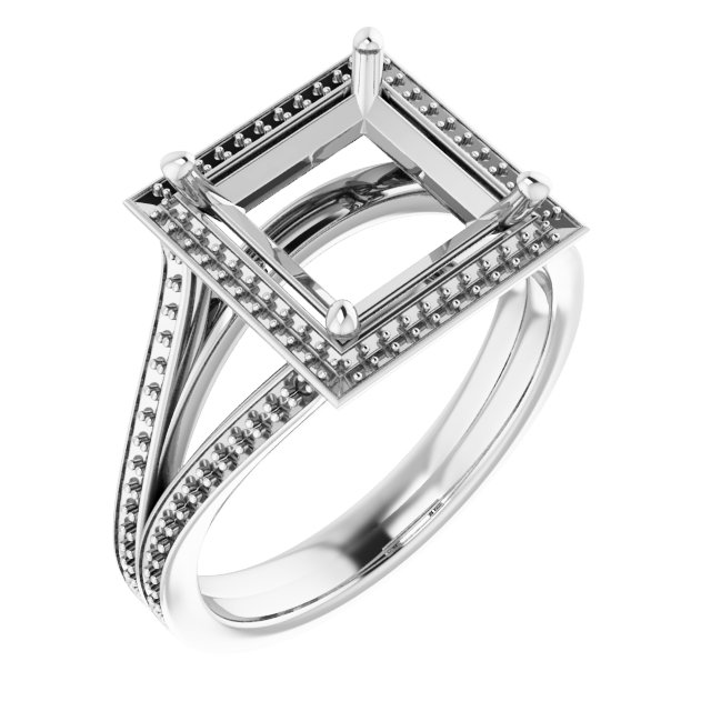 Halo-Style Engagement Ring
