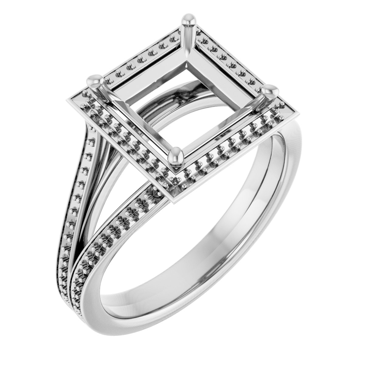 Halo-Style Engagement Ring