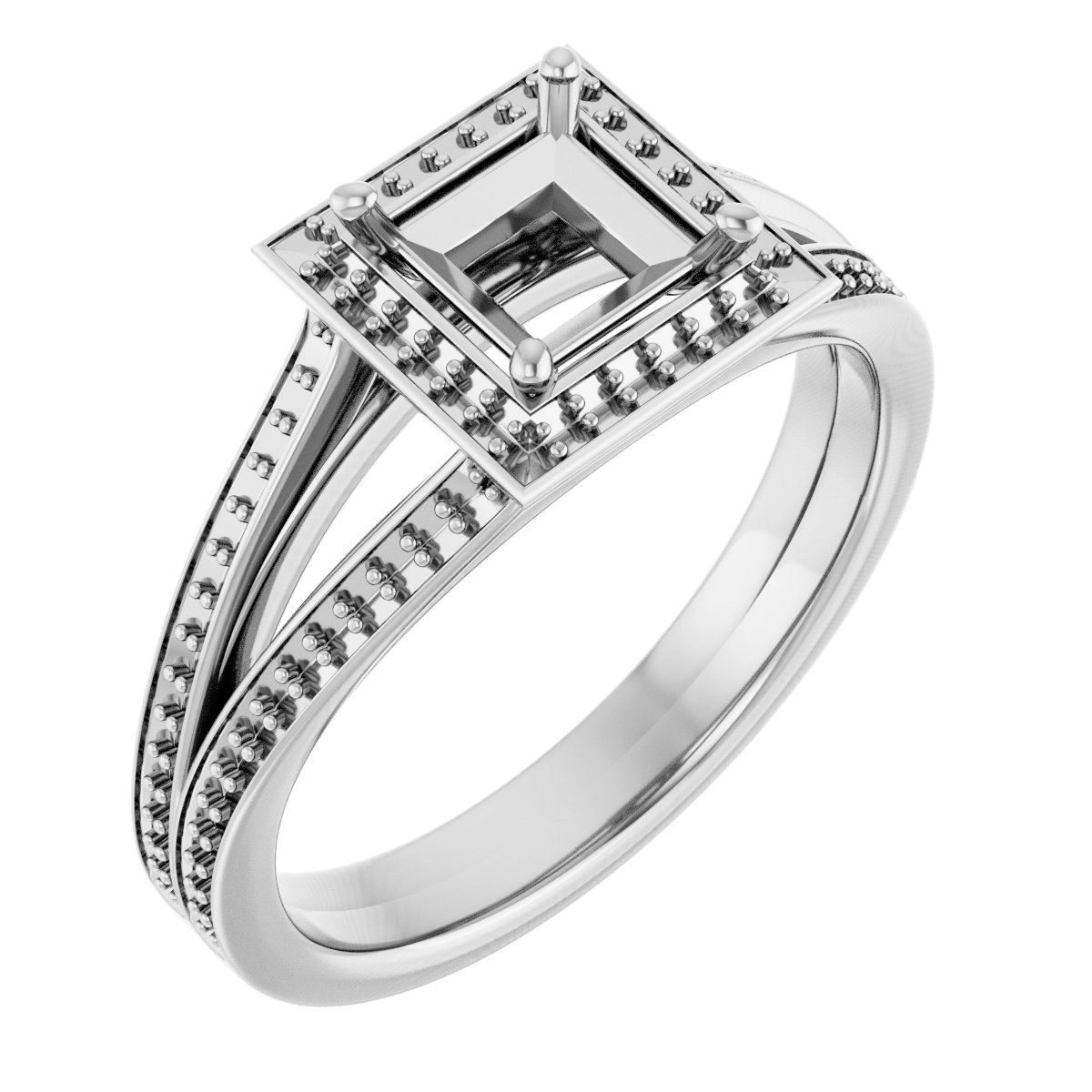 Halo-Style Engagement Ring