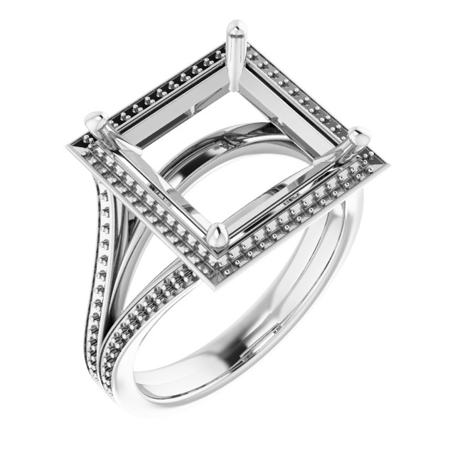 Halo-Style Engagement Ring