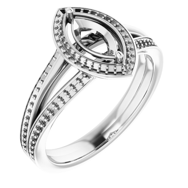 Halo-Style Engagement Ring