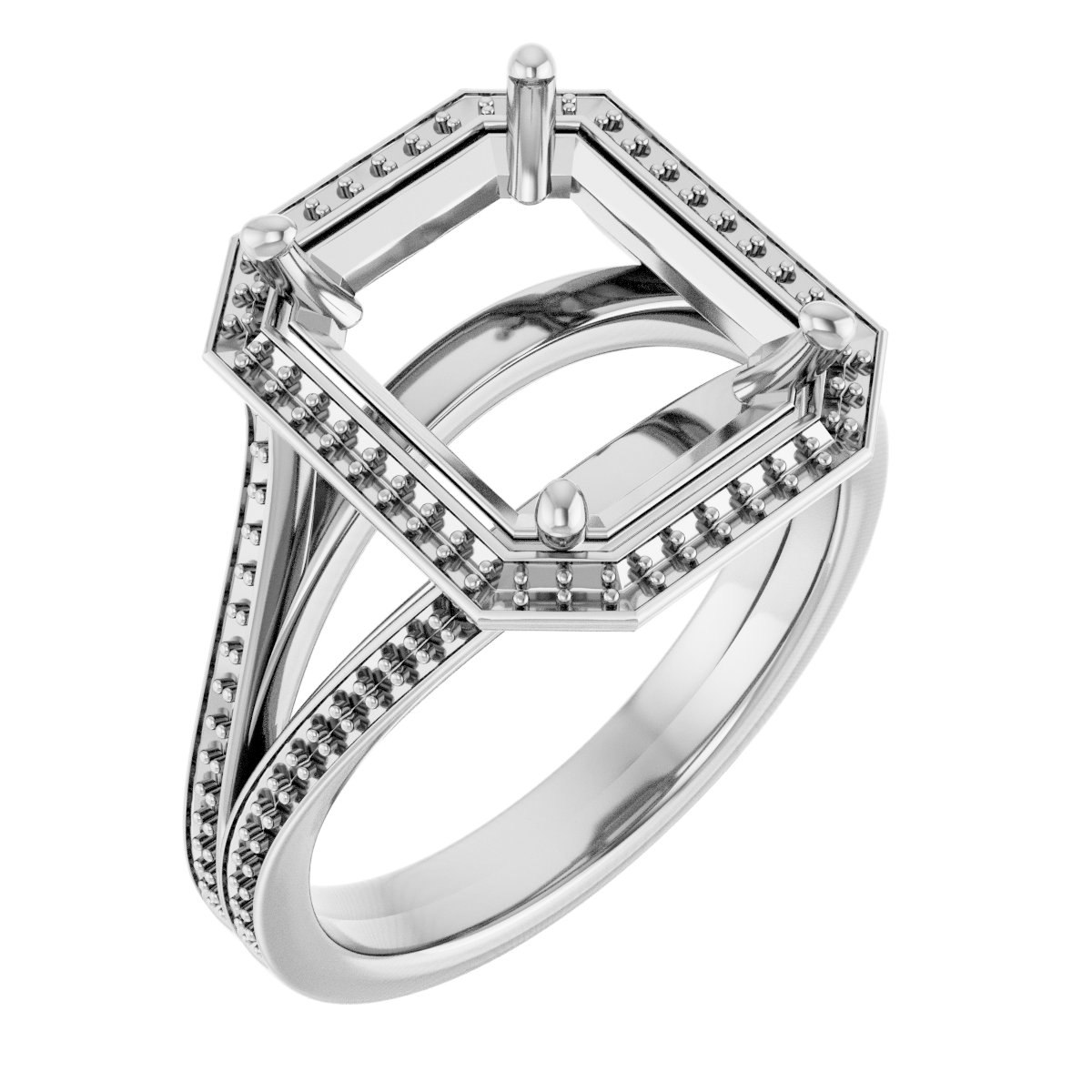 Halo-Style Engagement Ring