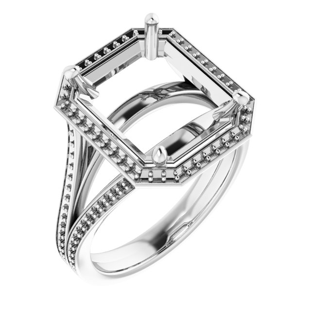 Halo-Style Engagement Ring