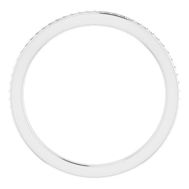 Band Mounting for 5 mm Asscher Ring view 2