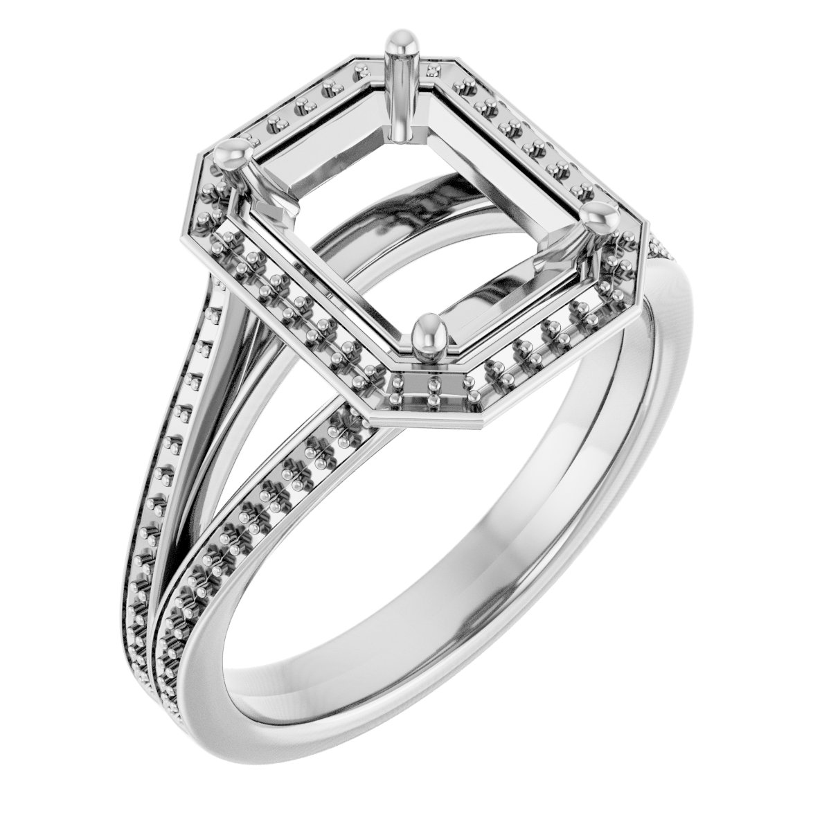 Halo-Style Engagement Ring