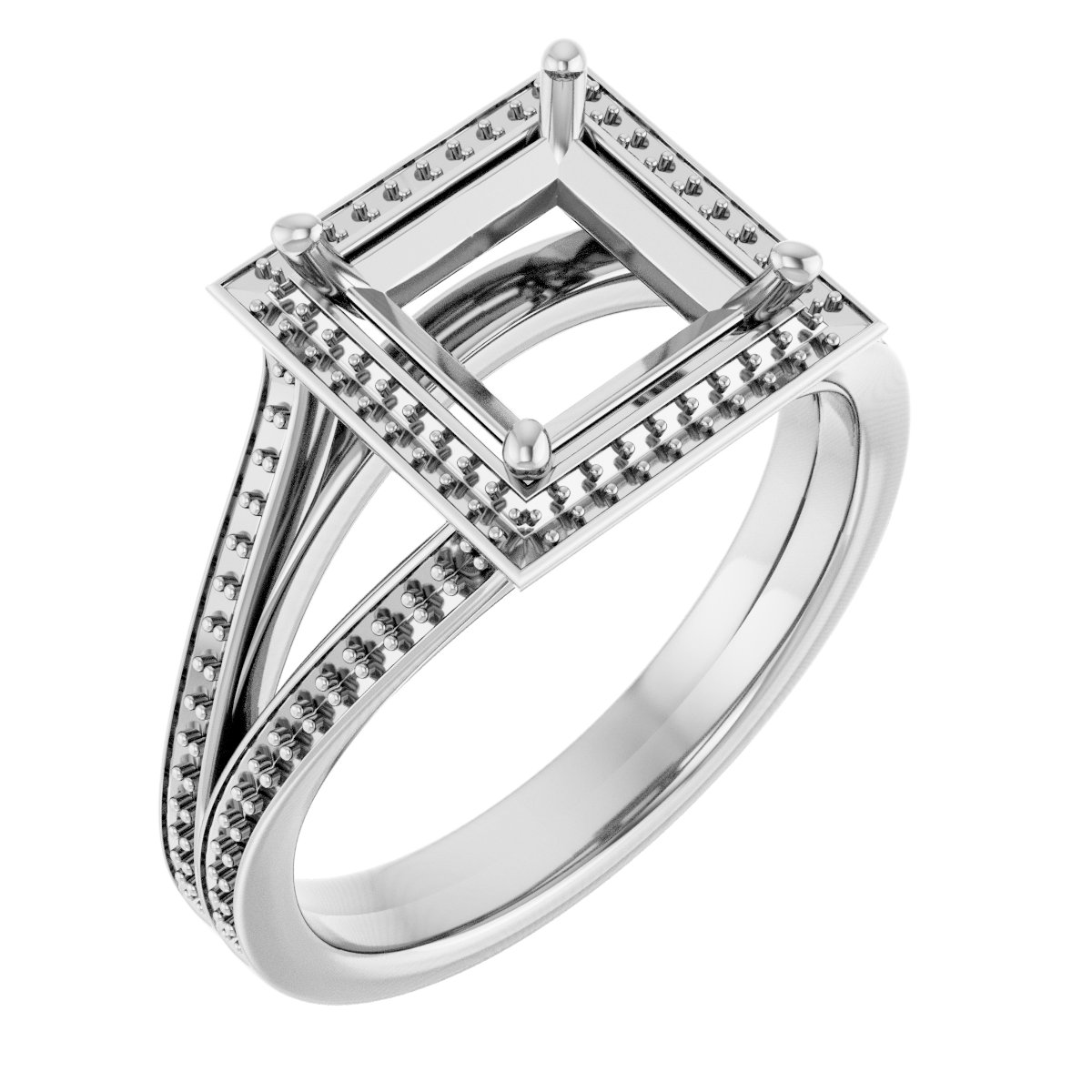Halo-Style Engagement Ring