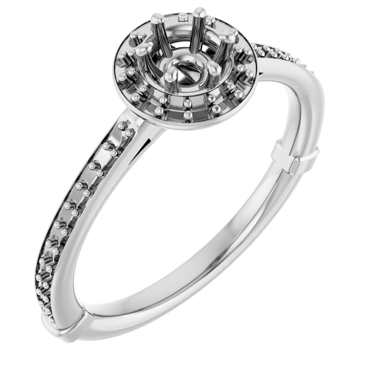 Halo-Style Engagement Ring