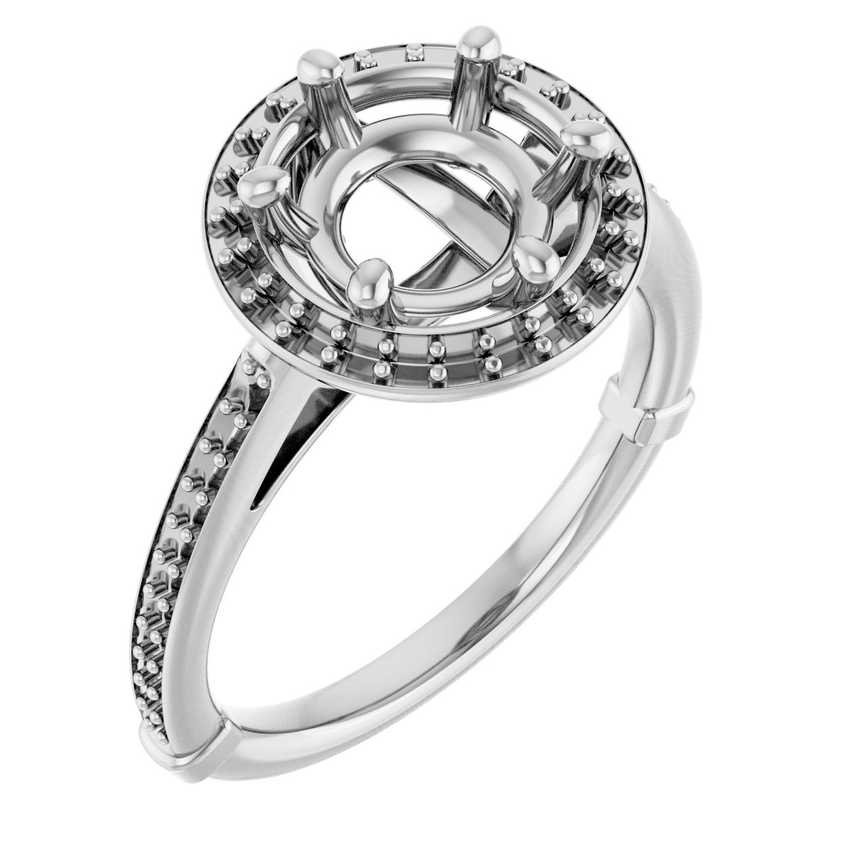 Halo-Style Engagement Ring