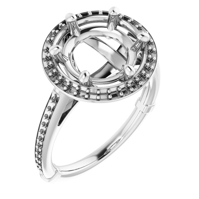 Halo-Style Engagement Ring