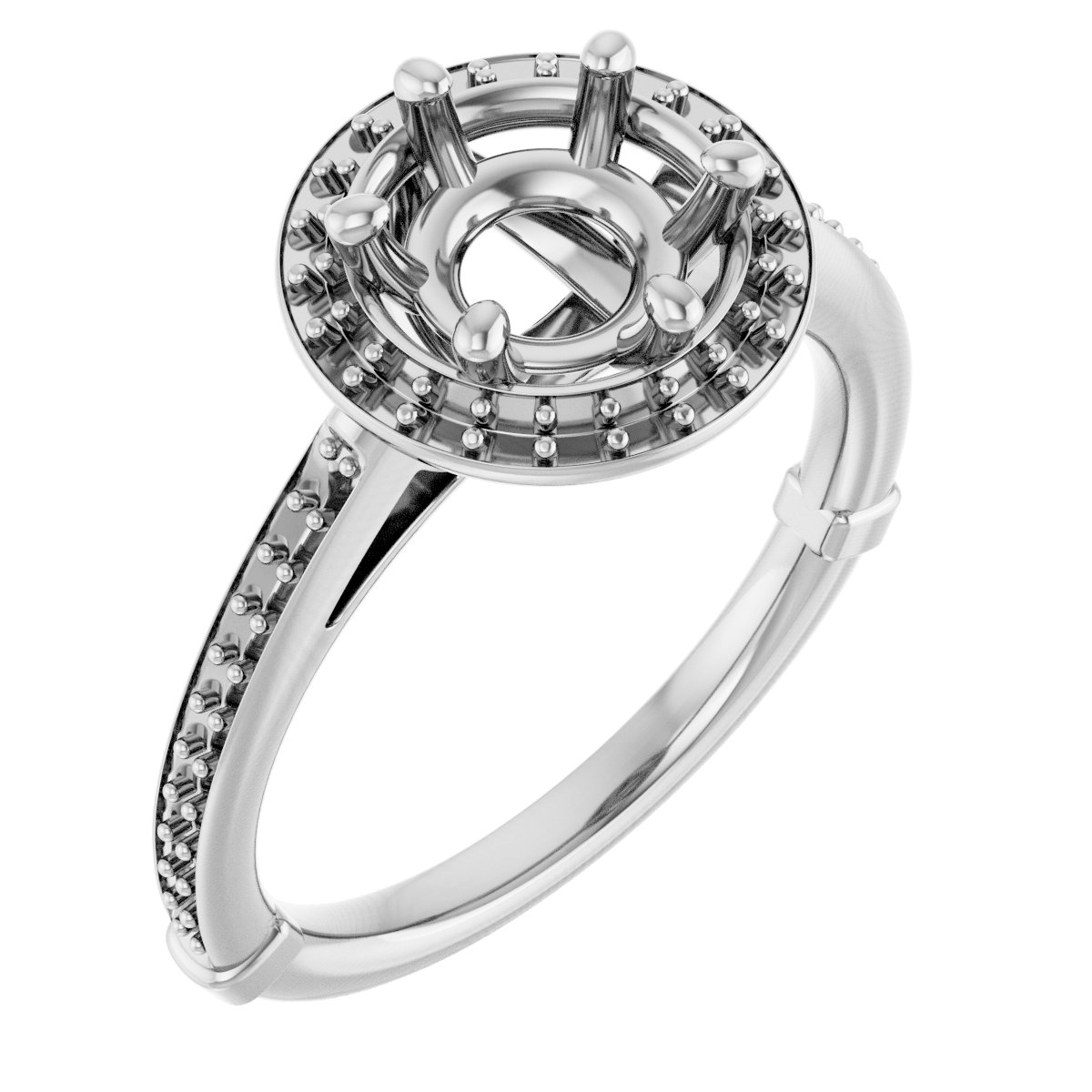 Halo-Style Engagement Ring