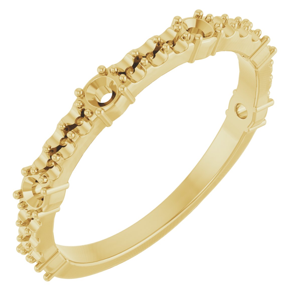 14K Yellow 3/8 CTW Lab-Grown Diamond Anniversary Band