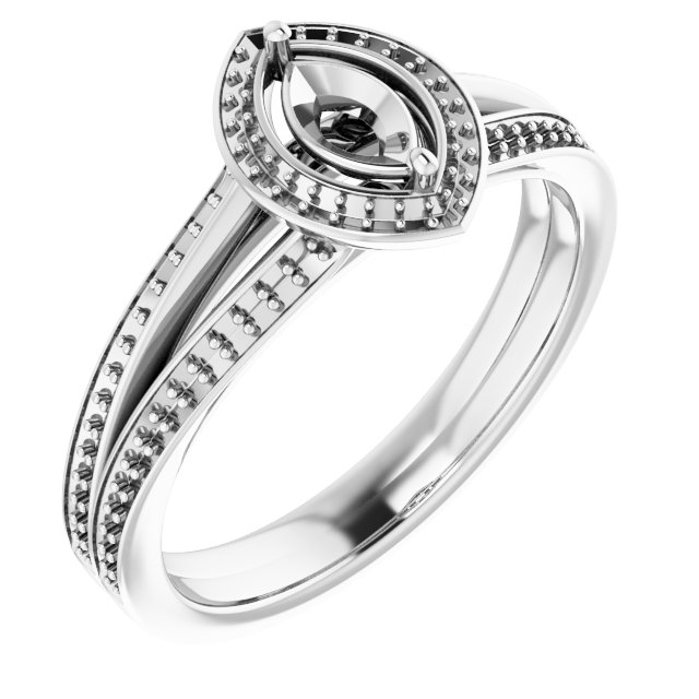 Halo-Style Engagement Ring