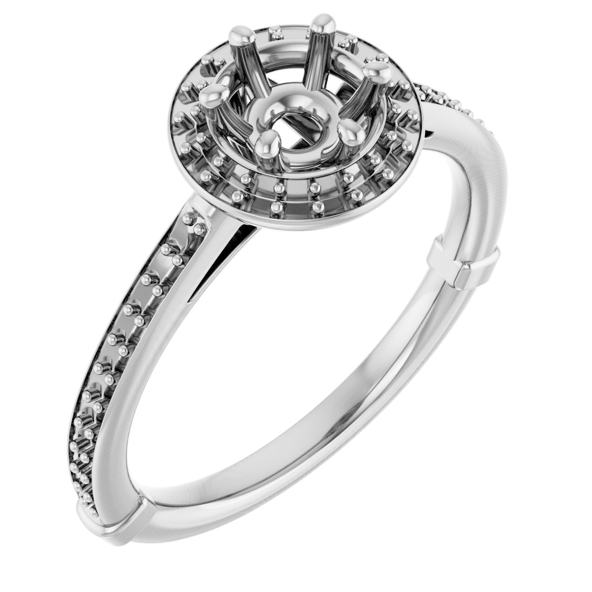Halo-Style Engagement Ring