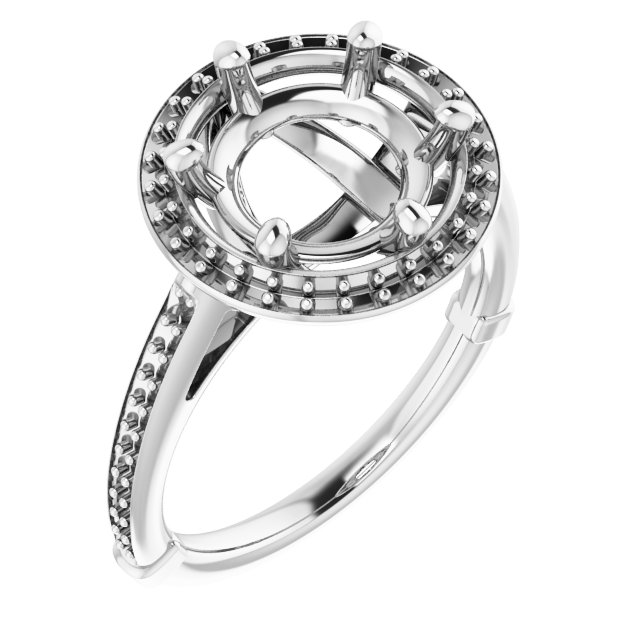 Halo-Style Engagement Ring