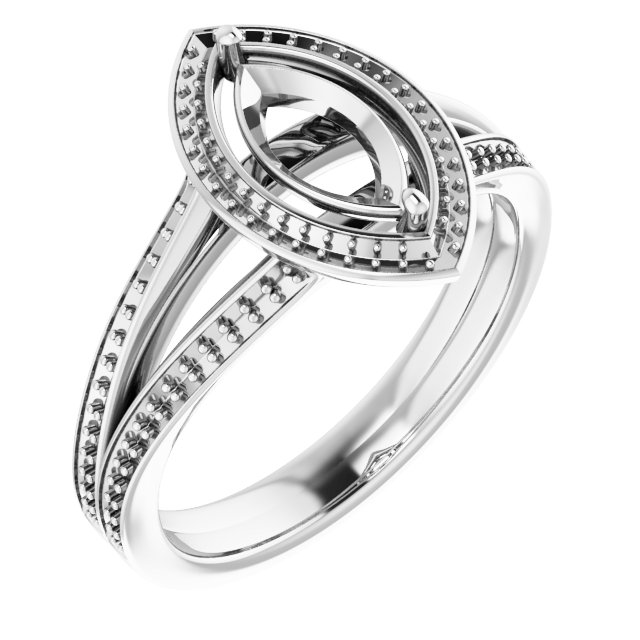 Halo-Style Engagement Ring