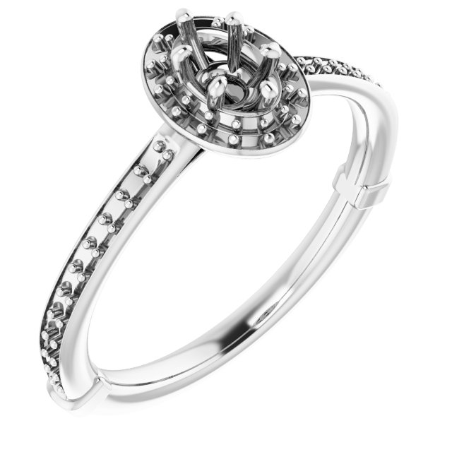 Halo-Style Engagement Ring