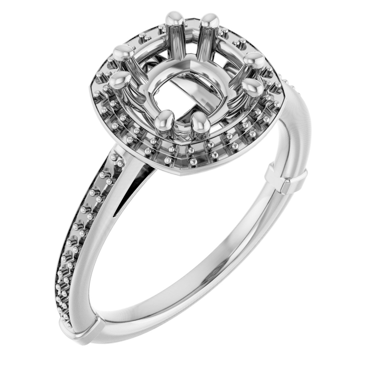 Halo-Style Engagement Ring