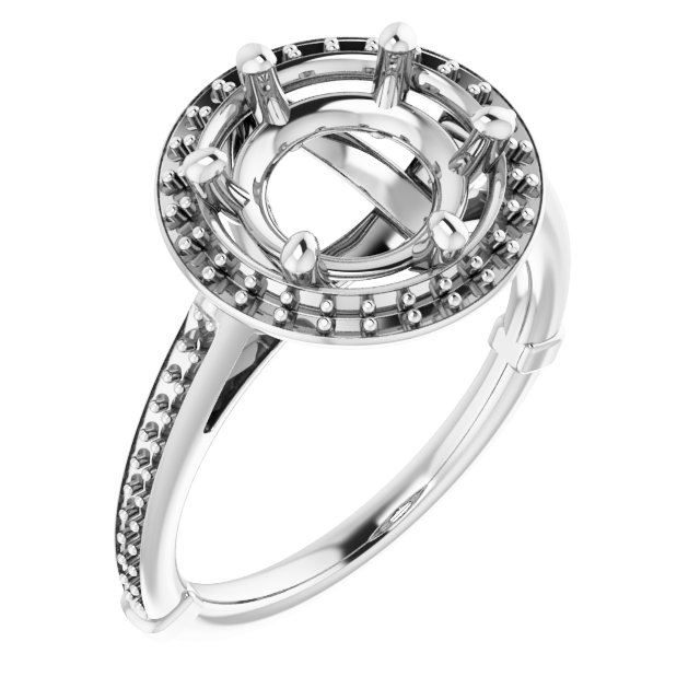 Halo-Style Engagement Ring