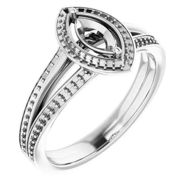 Halo-Style Engagement Ring