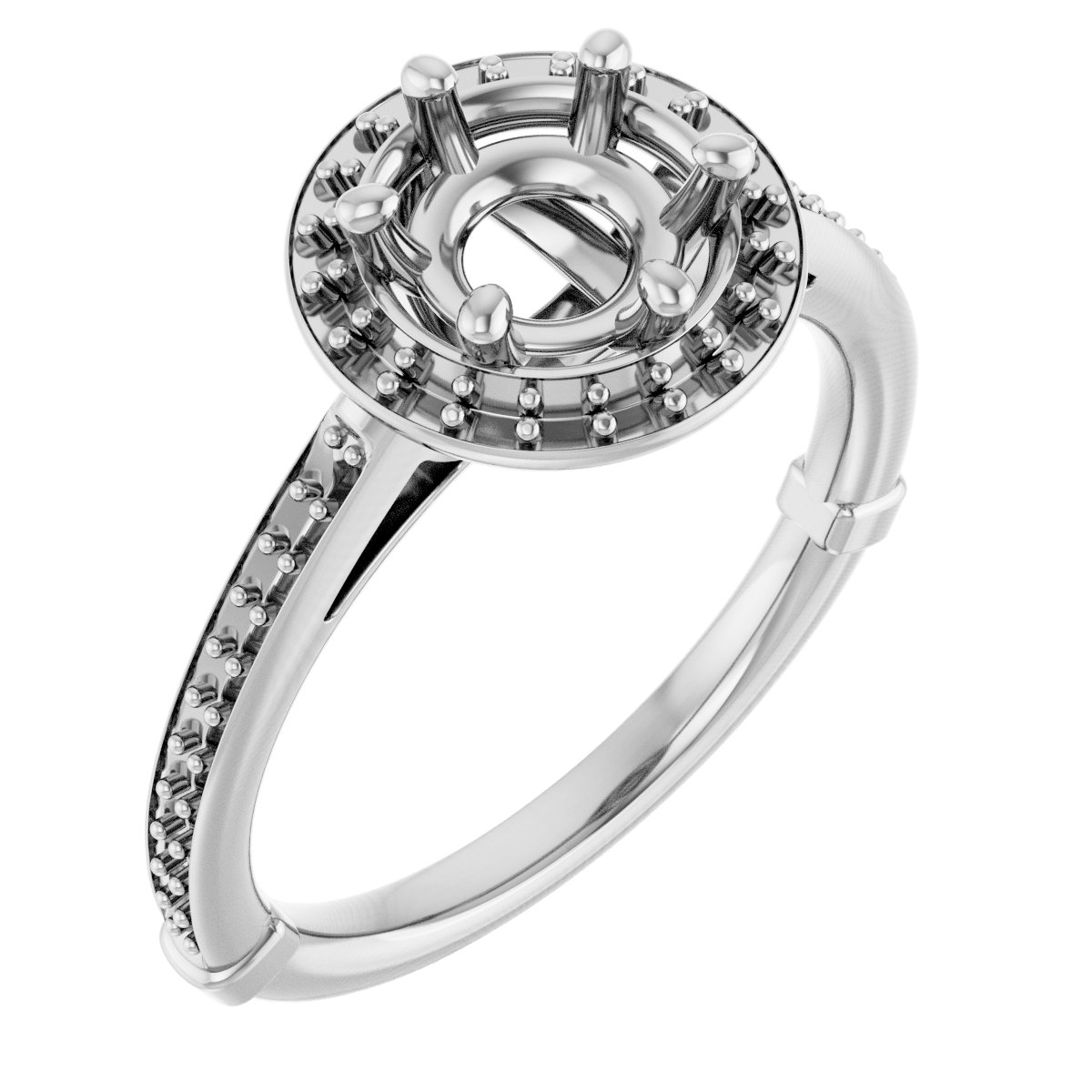 Halo-Style Engagement Ring
