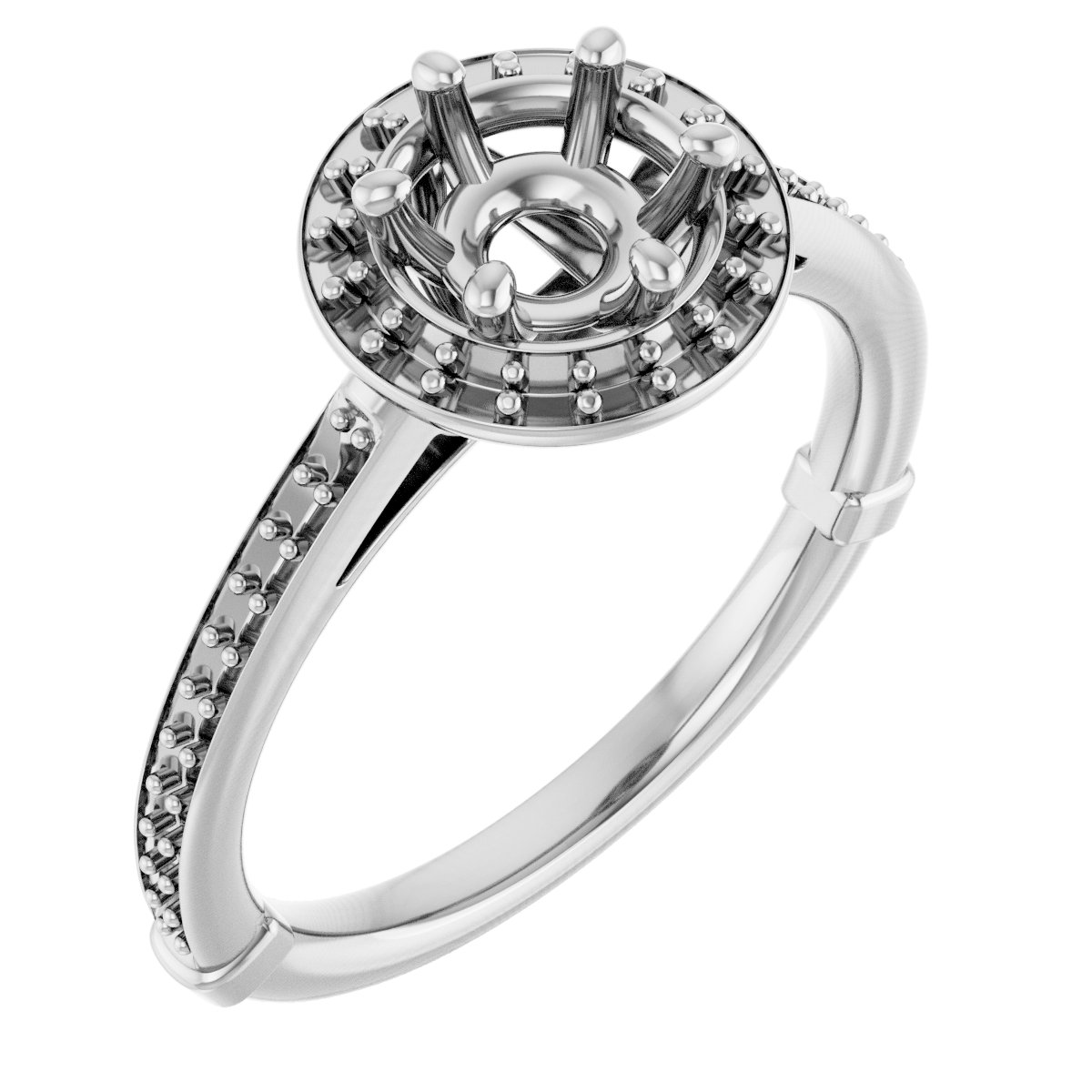 Halo-Style Engagement Ring
