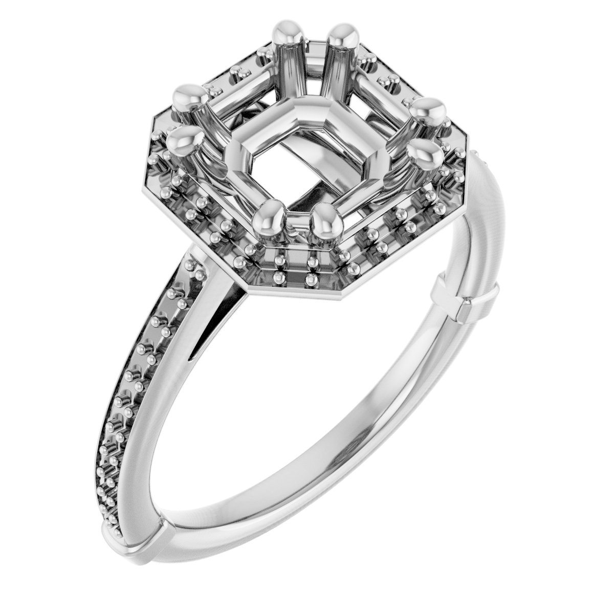 Halo-Style Engagement Ring