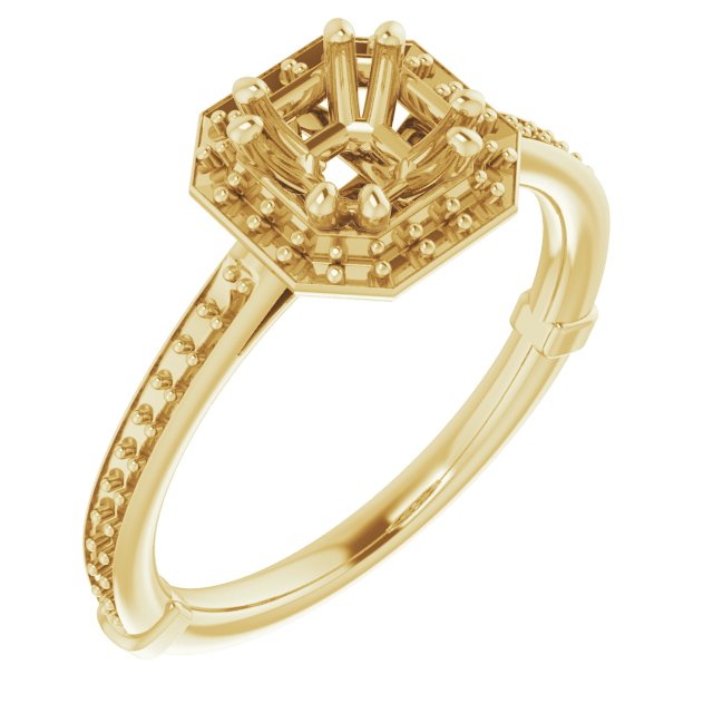 14k Yellow Gold