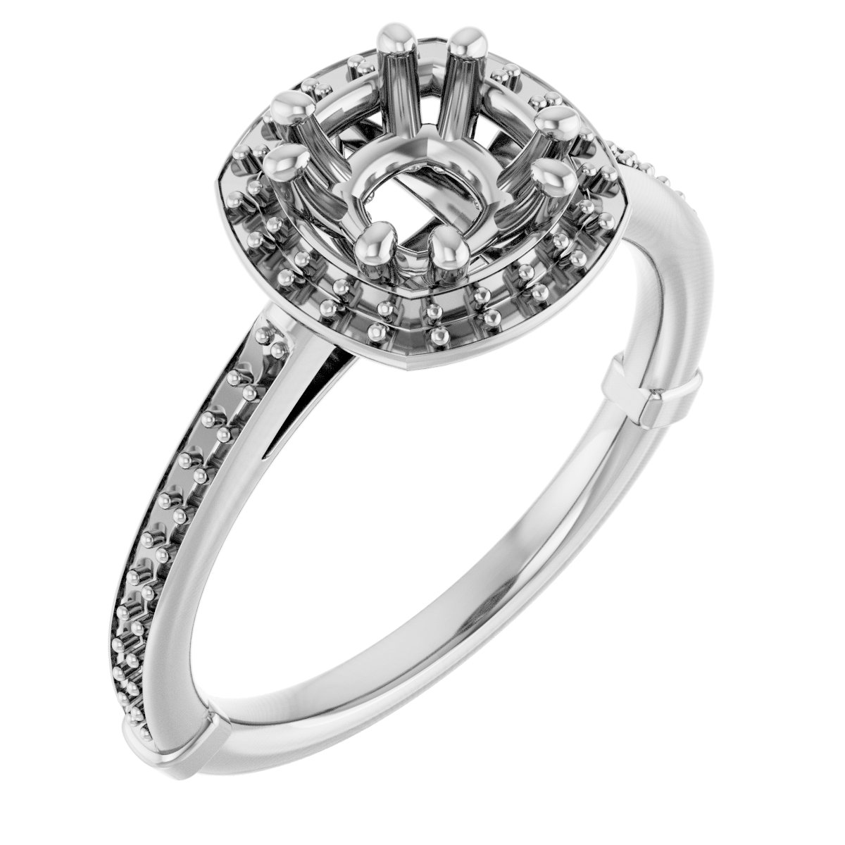 Halo-Style Engagement Ring