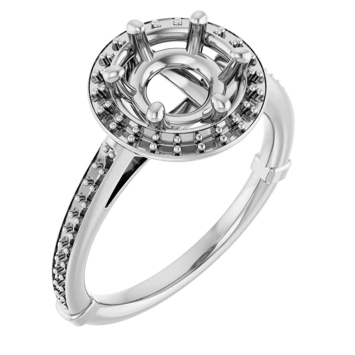 Halo-Style Engagement Ring