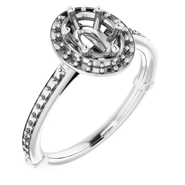Halo-Style Engagement Ring