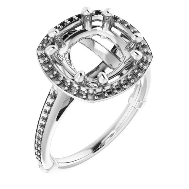 Halo-Style Engagement Ring