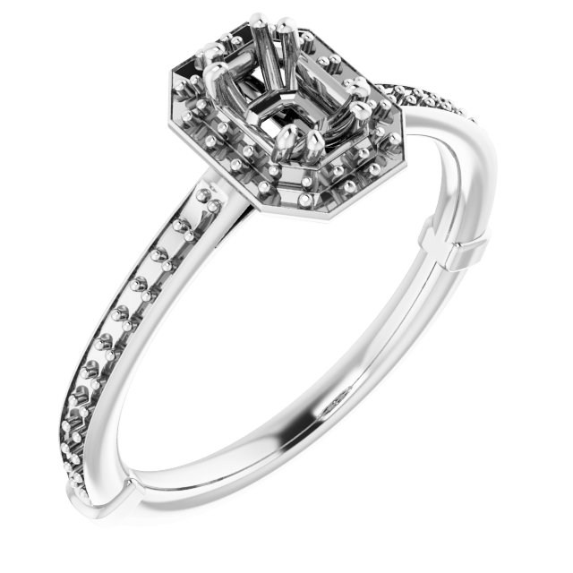 Halo-Style Engagement Ring
