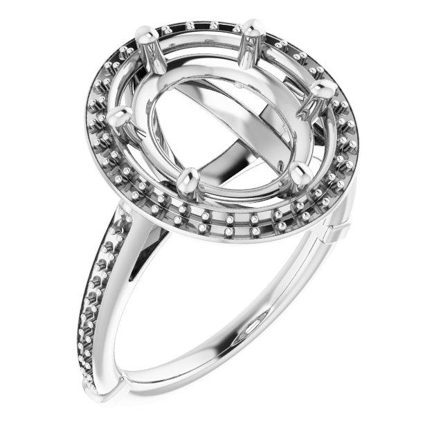 Halo-Style Engagement Ring