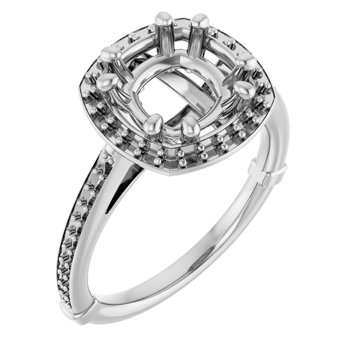 Halo-Style Engagement Ring