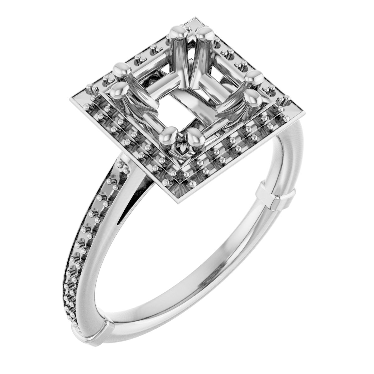 Halo-Style Engagement Ring