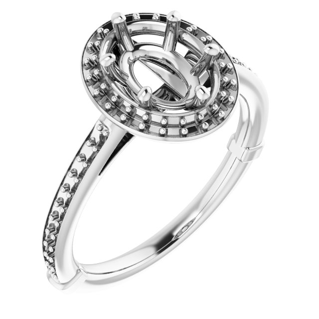 Halo-Style Engagement Ring