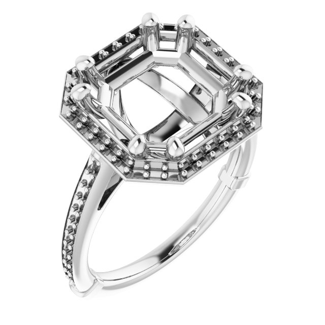 Halo-Style Engagement Ring
