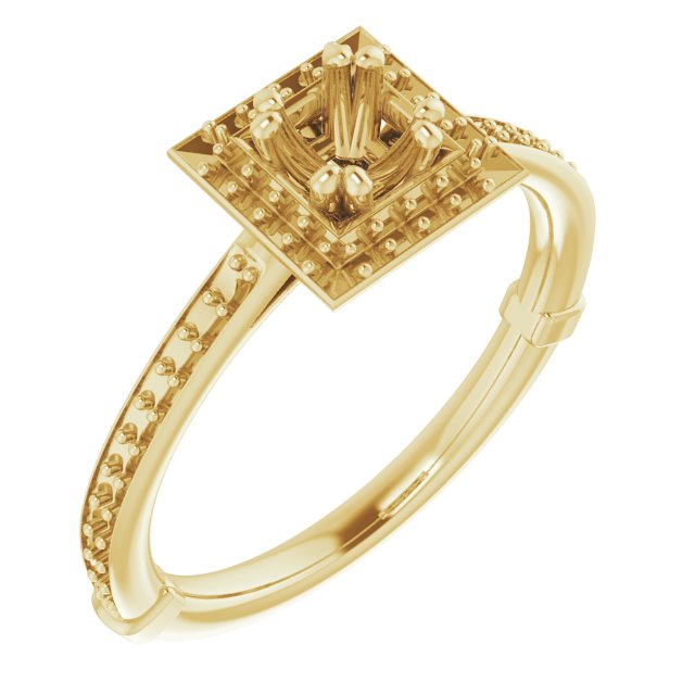 14k Yellow Gold