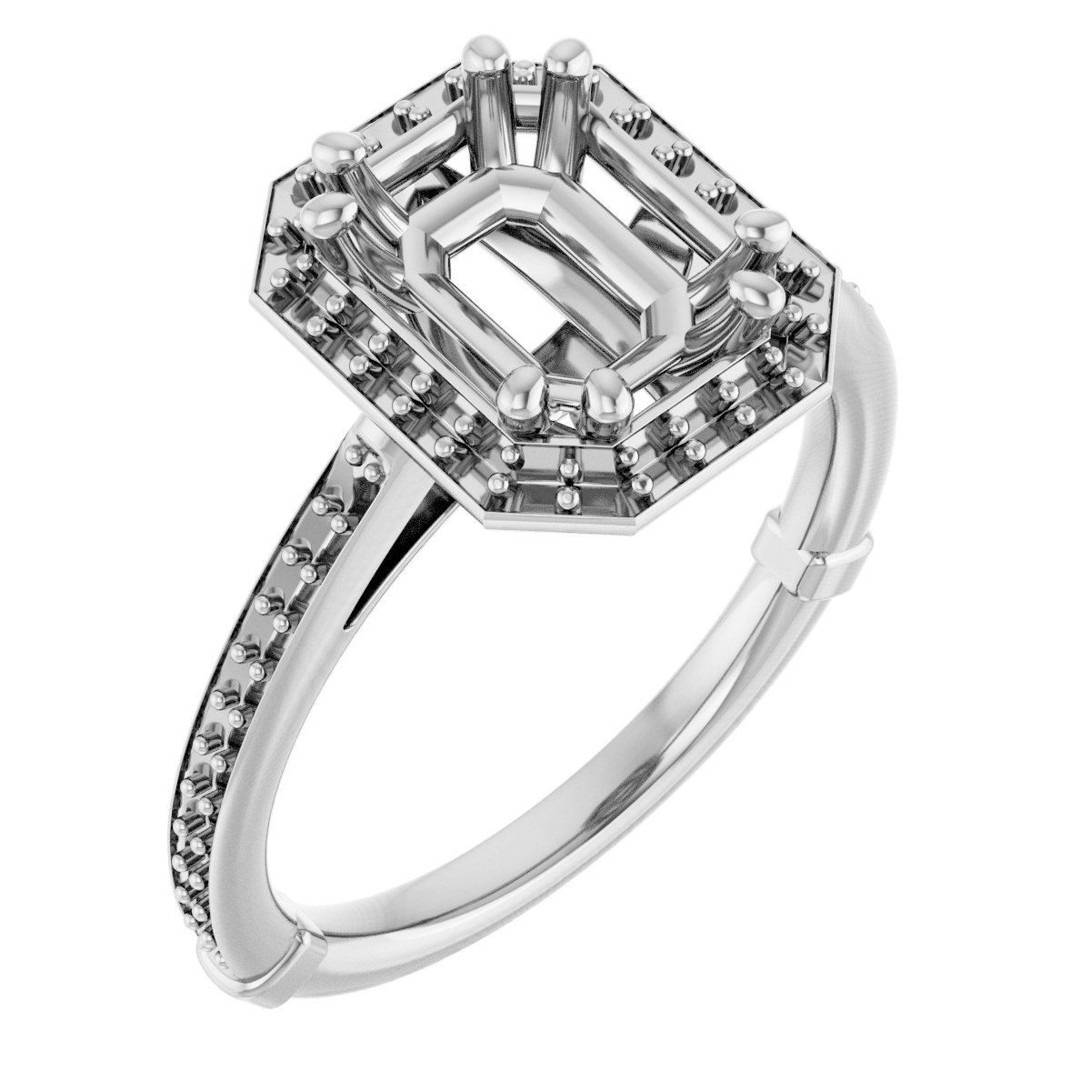 Halo-Style Engagement Ring