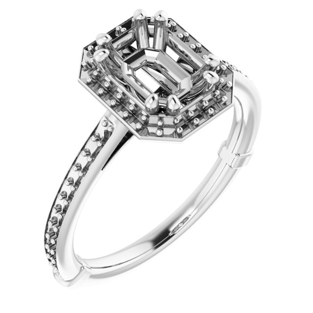 Halo-Style Engagement Ring