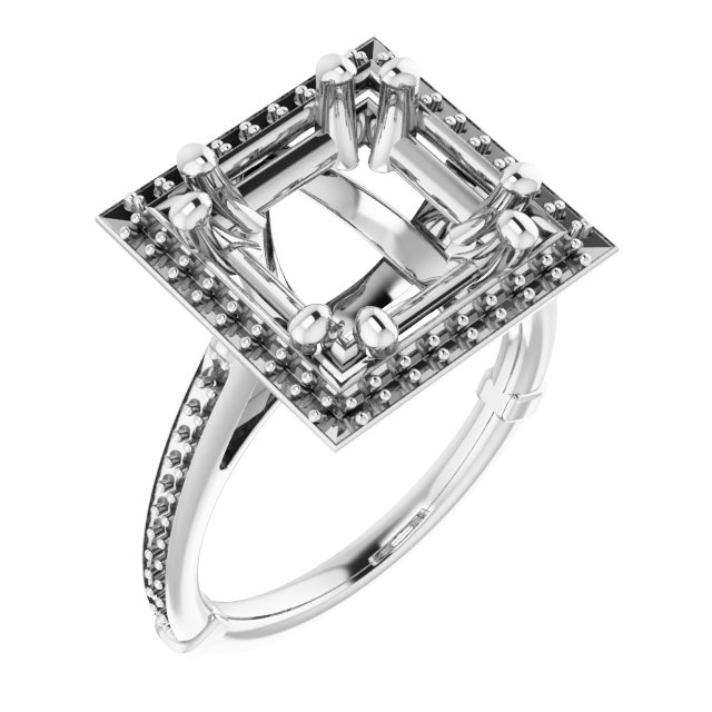 Halo-Style Engagement Ring