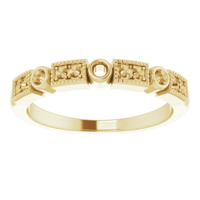 14K Yellow 1/6 CTW Diamond Anniversary Band