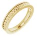 14K Yellow 3 mm Woven Design Band  Size 5.5