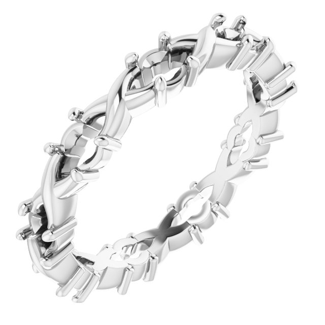 Infinity-Inspired Eternity Band