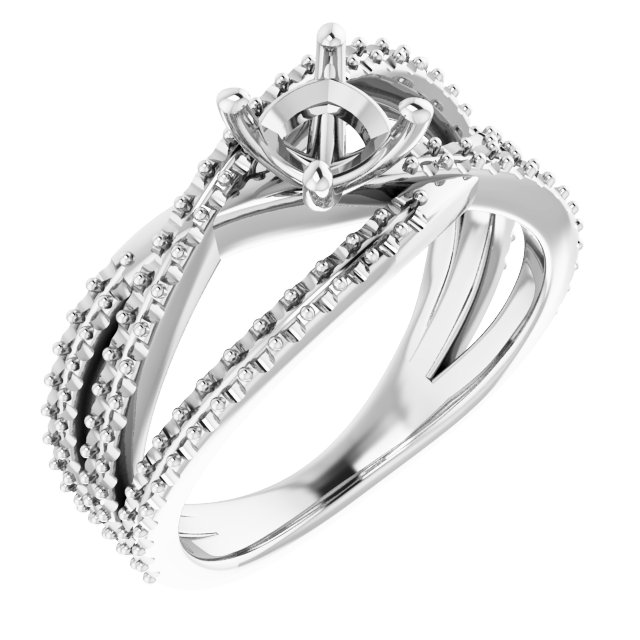 Accented Engagement Ring